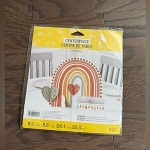 Boho rainbow theme Party Table Center Piece Decorating
